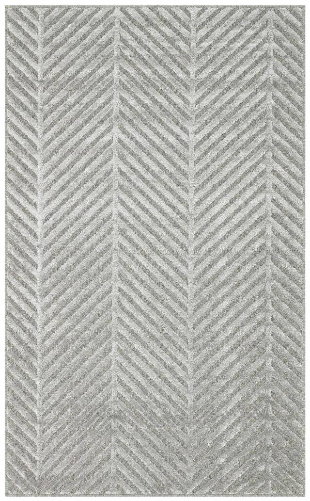 ZENITH ZNT 04 GREY  Yüksek Alçak Dokulu Naturel Yün ve Viskon Modern Dokuma Halı