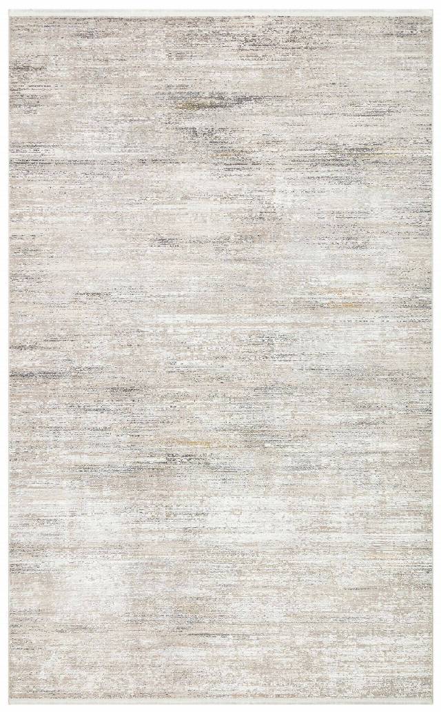 ZURICH ZRH 01 CREAM GREY  Akrilik ve Polyester İle Üretilen Şık Salon Halısı