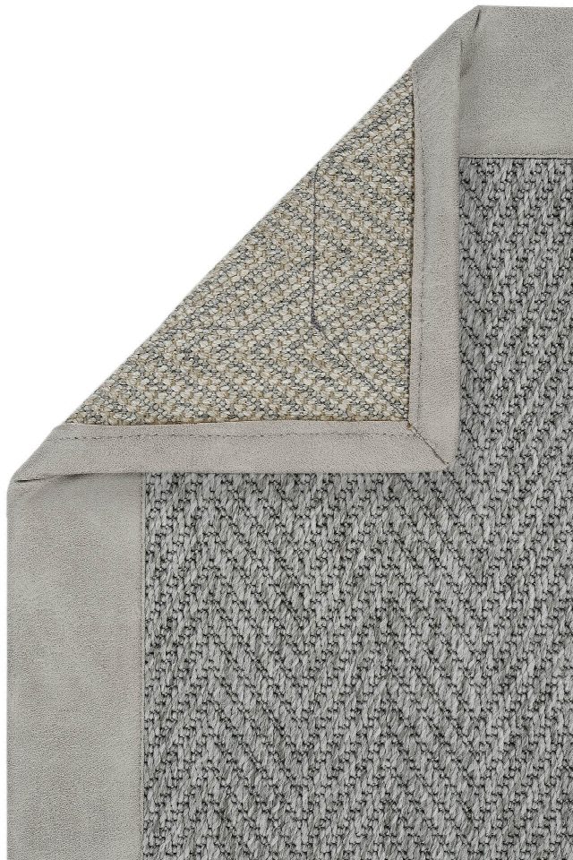 Basel Deri Bordürlü Sisal Halı | Sisalart