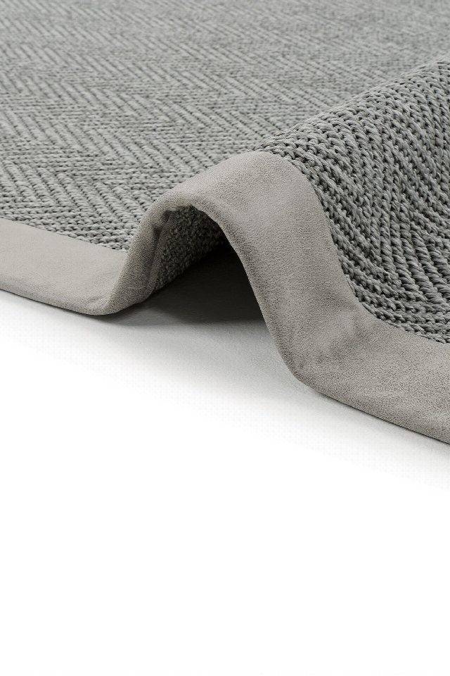 Basel Deri Bordürlü Sisal Halı | Sisalart