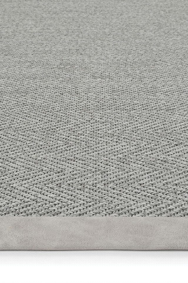 Basel Deri Bordürlü Sisal Halı | Sisalart