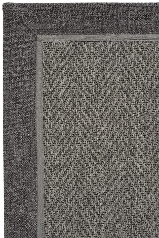 Basel Keten Çift Bordür Sisal Halı | Sisalart
