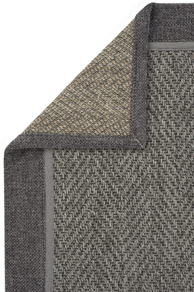 Basel Keten Çift Bordür Sisal Halı | Sisalart