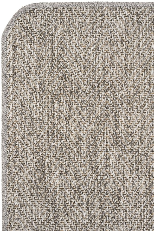 Berlin Radius Overloklu Sisal Halı | Sisalart