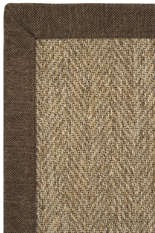 Boston Keten Bordürlü Sisal Halı | Sisalart