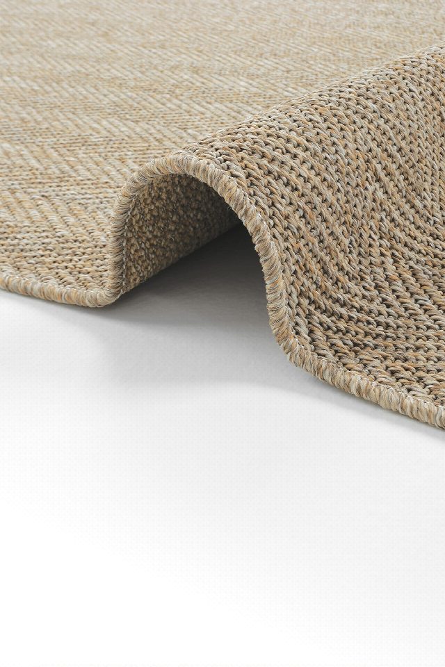 Boston Radius Overloklu Sisal Halı | Sisalart