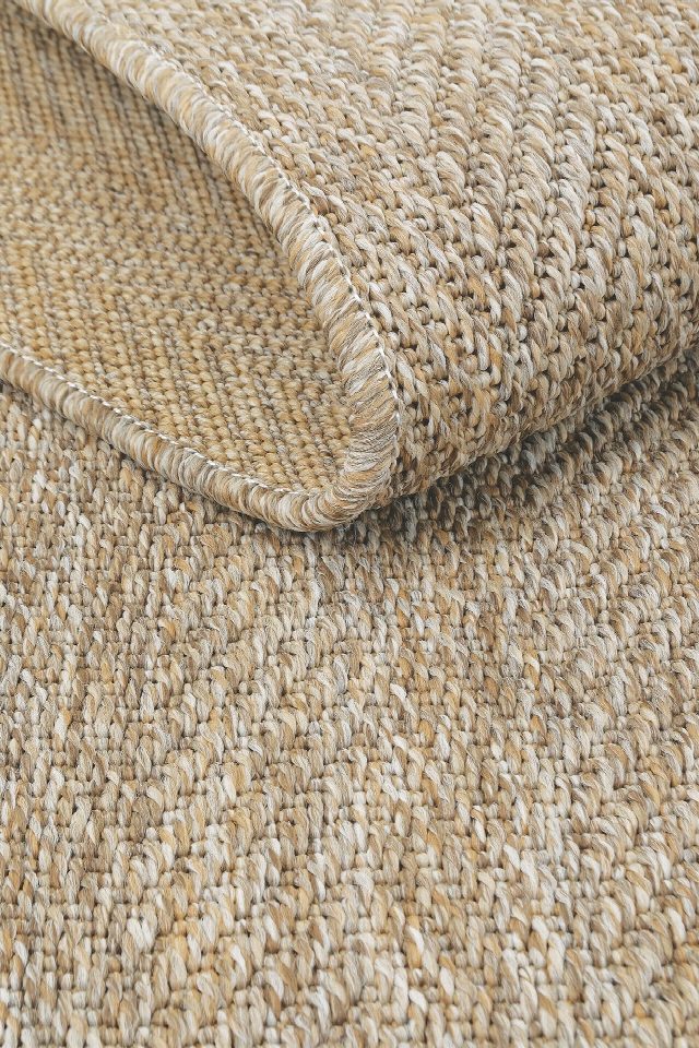 Boston Radius Overloklu Sisal Halı | Sisalart