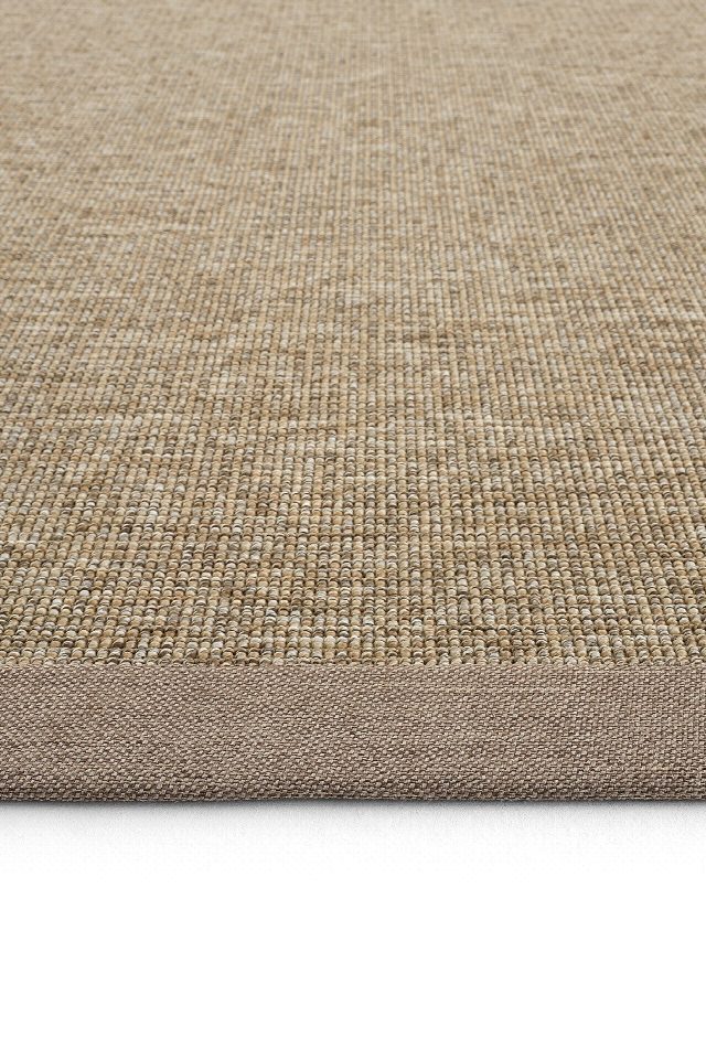 Lizbon Keten Bordürlü Sisal Halı | Sisalart