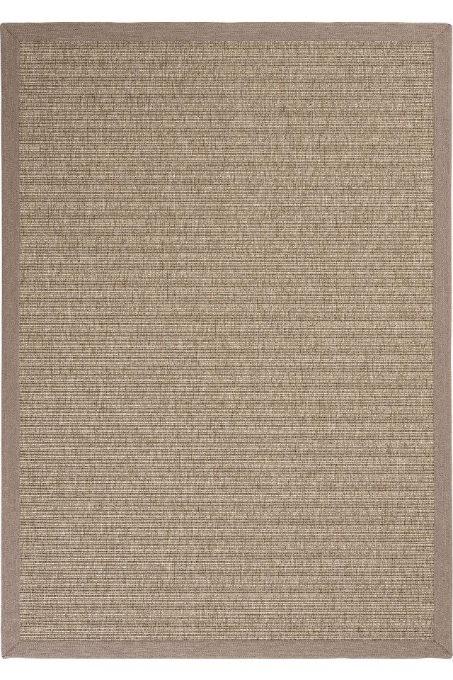 Lizbon Keten Bordürlü Sisal Halı | Sisalart