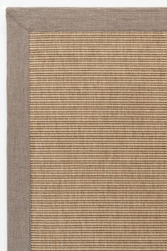 Madrid Keten Bordürlü Sisal Halı | Sisalart