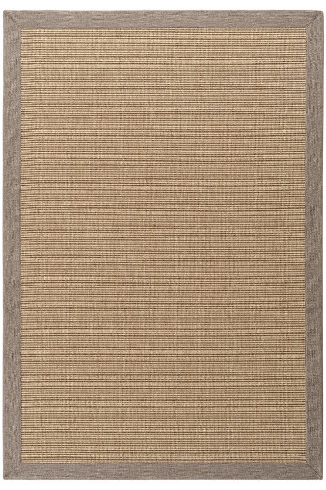 Madrid Keten Bordürlü Sisal Halı | Sisalart