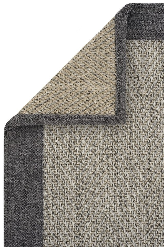 Monaco Keten Bordürlü Sisal Halı | Sisalart