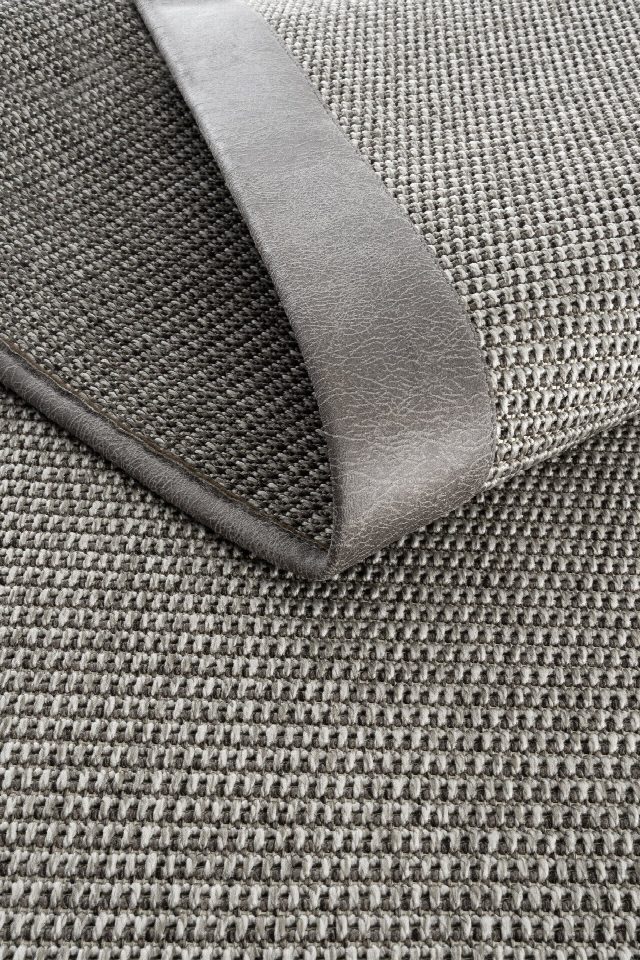 Montana Deri Bordür Sisal Halı | Sisalart