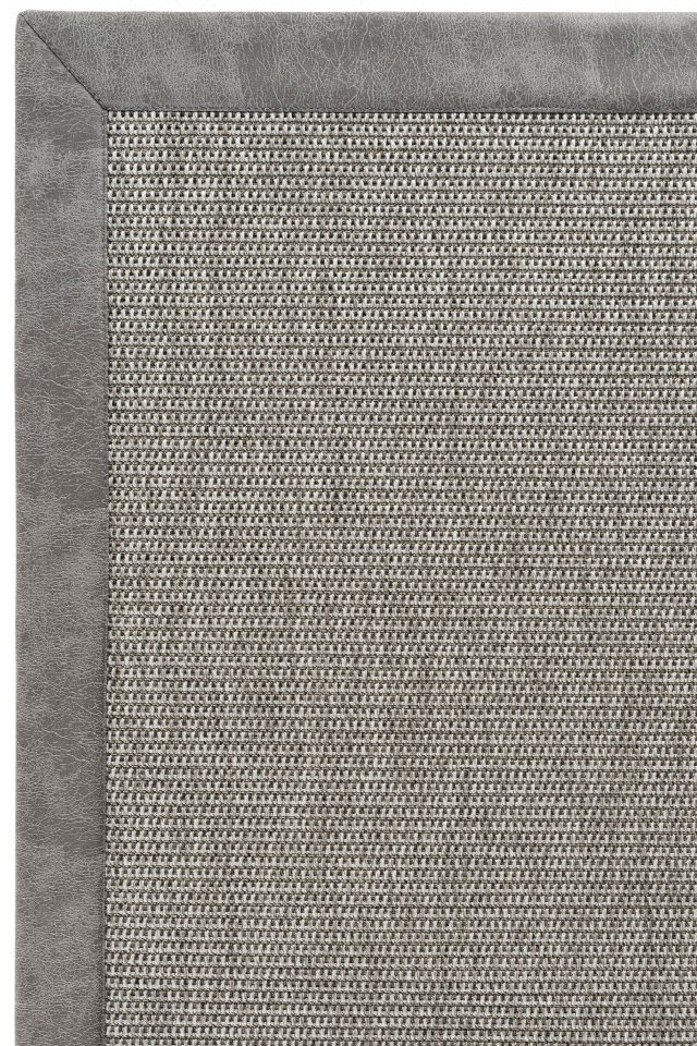 Montana Deri Bordür Sisal Halı | Sisalart