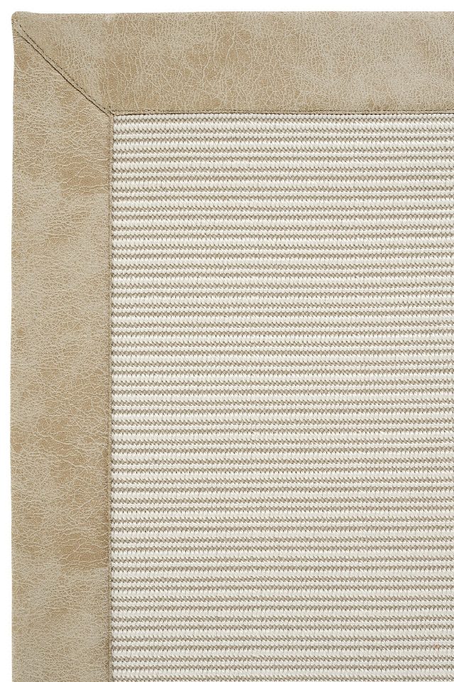 Oslo Deri Bordür Sisal Halı | Sisalart