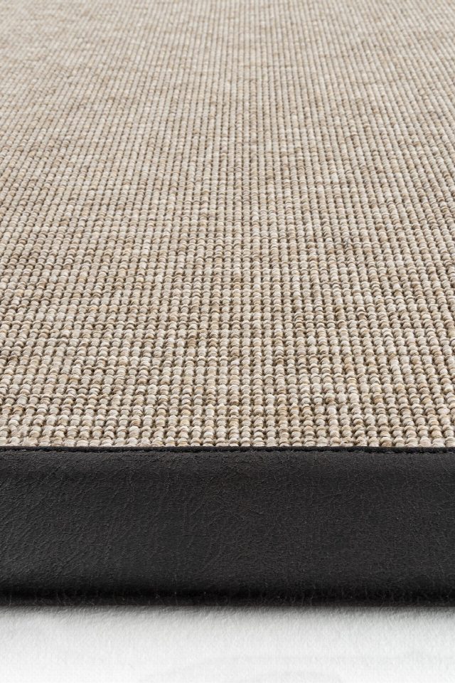 Roma Deri Bordür Sisal Halı | Sisalart