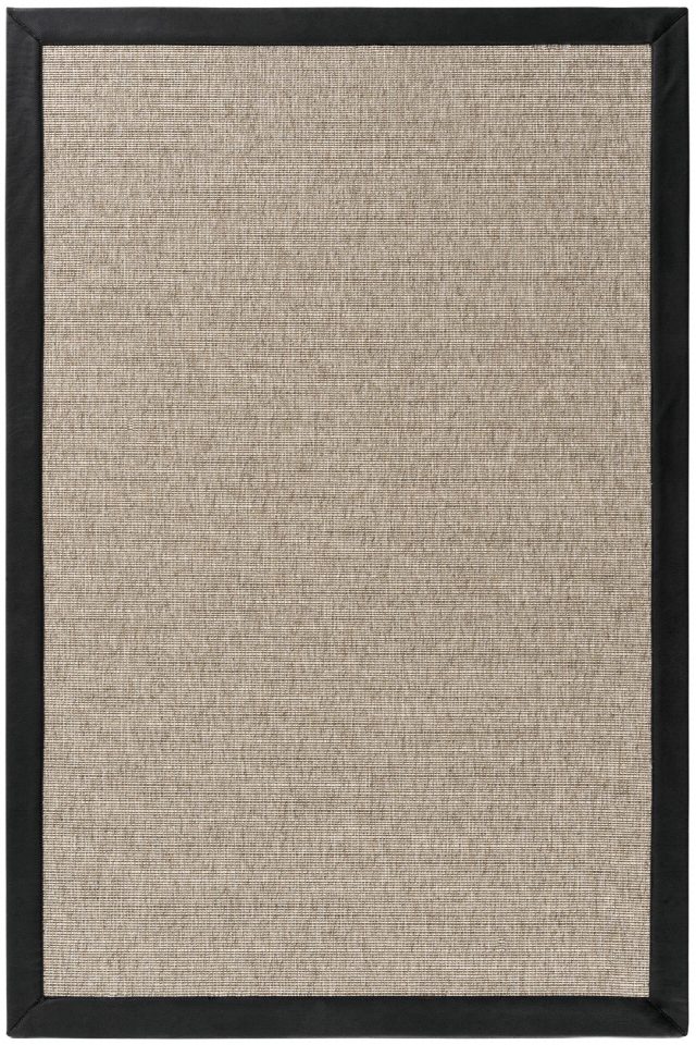 Roma Deri Bordür Sisal Halı | Sisalart