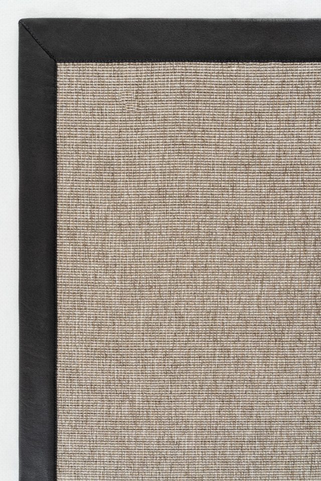 Roma Deri Bordür Sisal Halı | Sisalart