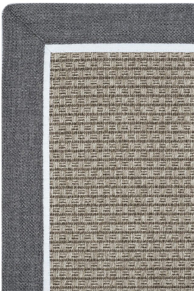 Sisalart Paris Keten Napoli Çift Bordür Sisal Halı