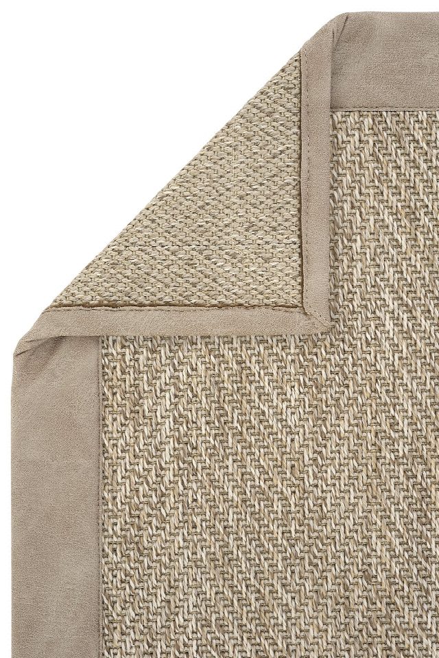 Sydney Deri Bordür Sisal Halı | Sisalart