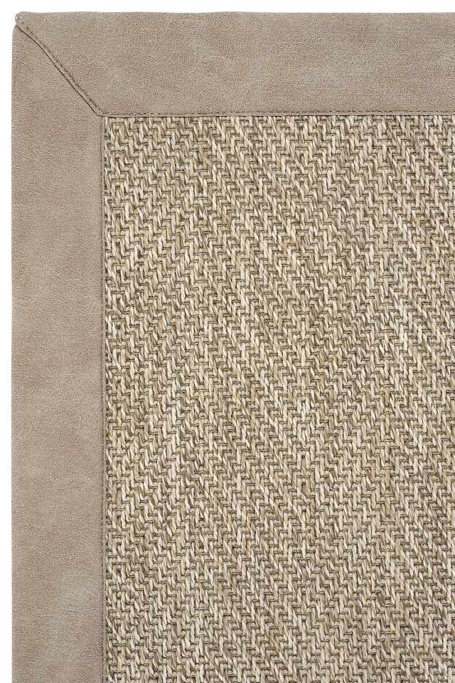 Sydney Deri Bordür Sisal Halı | Sisalart