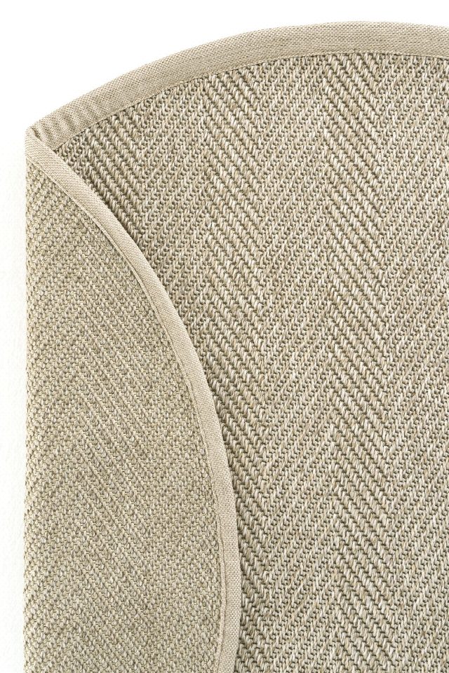 Sydney Keten Bordür Yuvarlak Sisal Halı | Sisalart