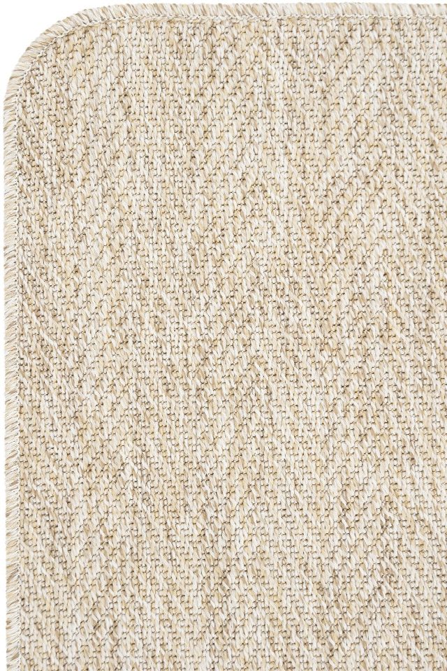 Sydney Radius Overloklu Sisal Halı | Sisalart