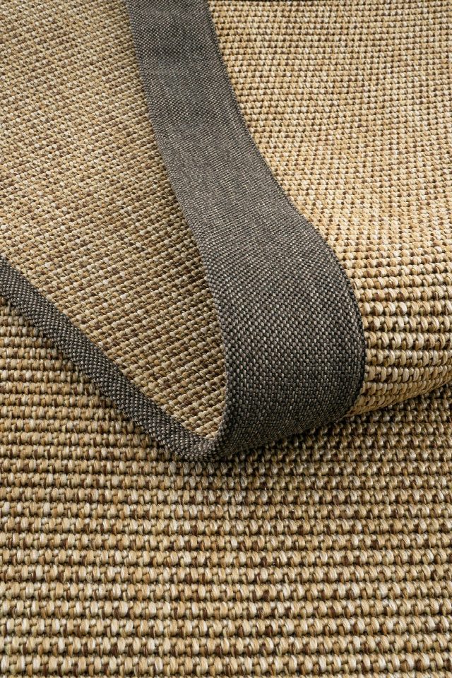 Toronto Keten Bordürlü Sisal Halı | Sisalart