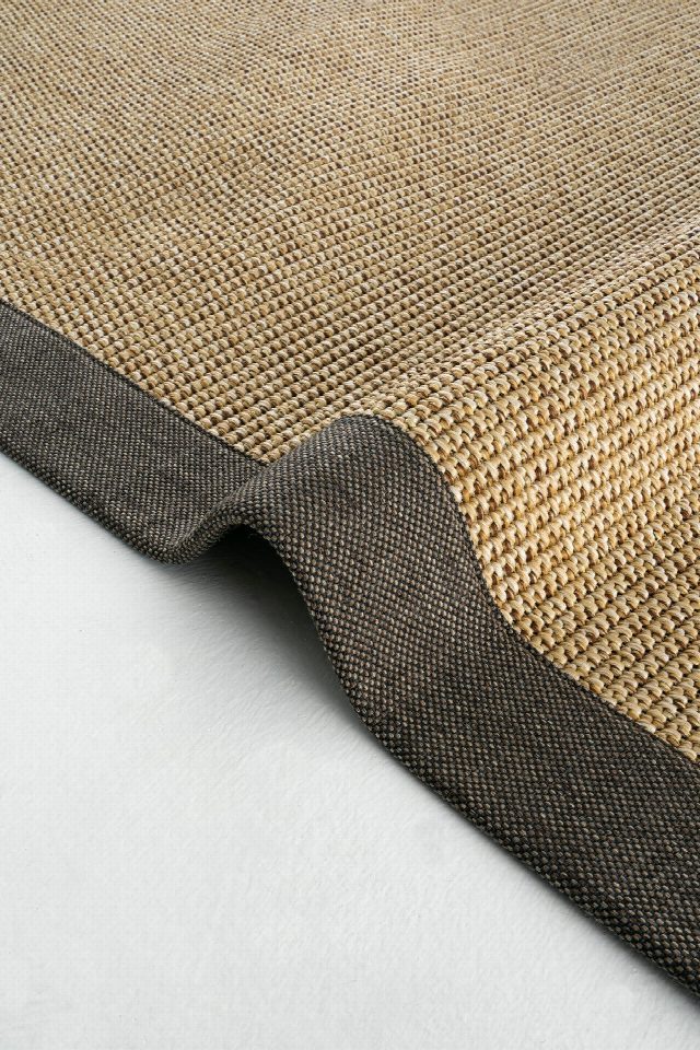 Toronto Keten Bordürlü Sisal Halı | Sisalart